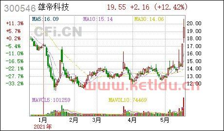 雄帝科技股票